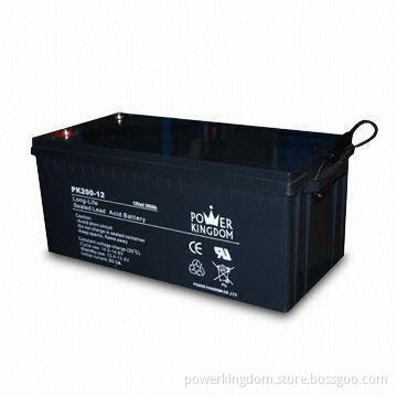 Solar Battery, 12V Voltage and 200A Capacity, Long Lifespan, Measures 522 x 238 x 218mm